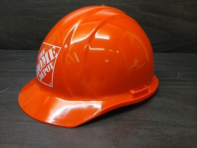 Home Depot Orange Hard Hat ERB USA Adjustable Fit 4 Point