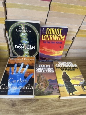 Lot Of 5 Carlos Castaneda Paperbacks Second Ring Of Power Tales Of Power Don