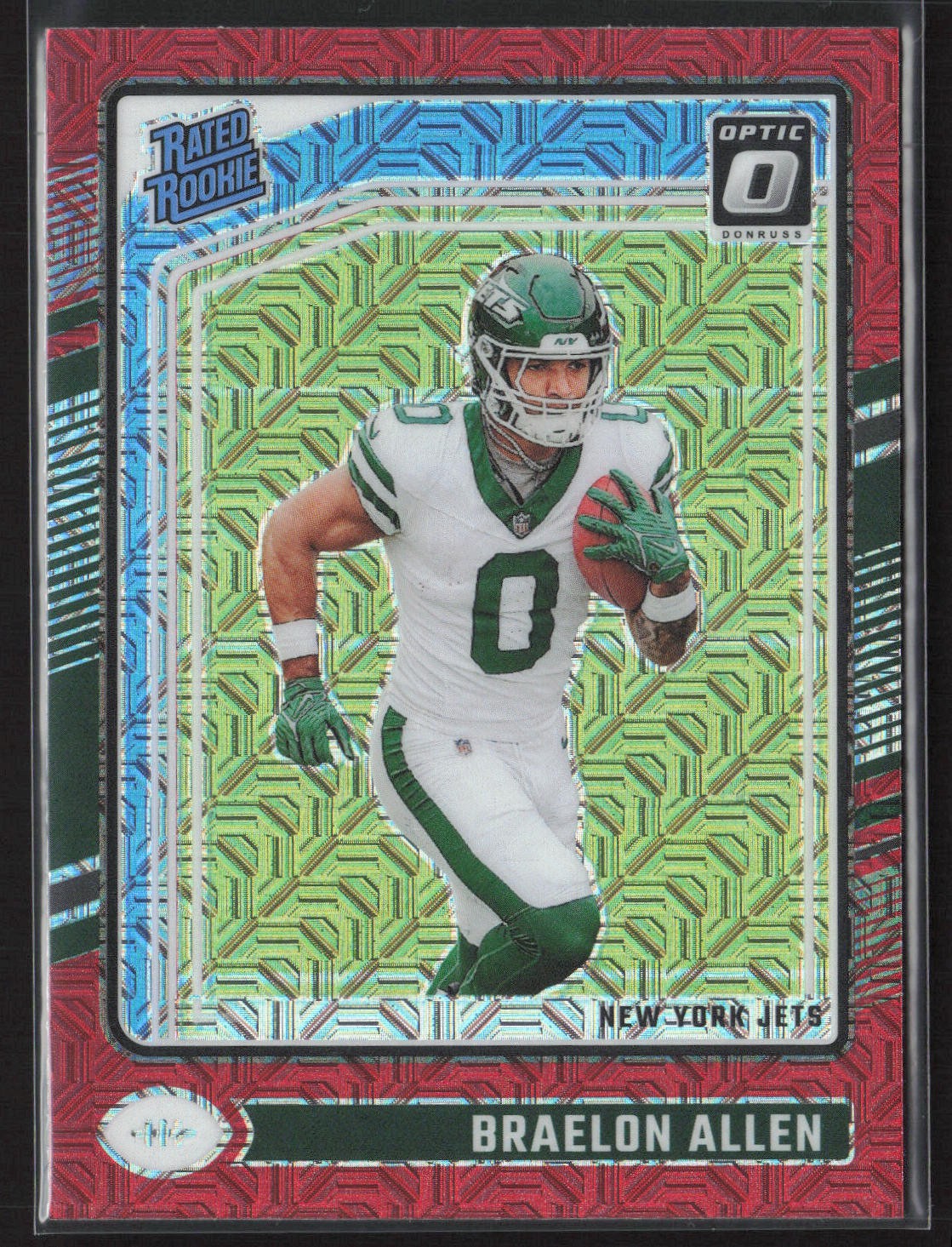 2024 Donruss Optic #211 Braelon Allen Red Mojo Rated Rookie RC