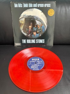 ROLLING STONES/Big Hits (high tide ..)  -LP -Vinyl: NM-/Cover:EX LIM. RED ORANGE