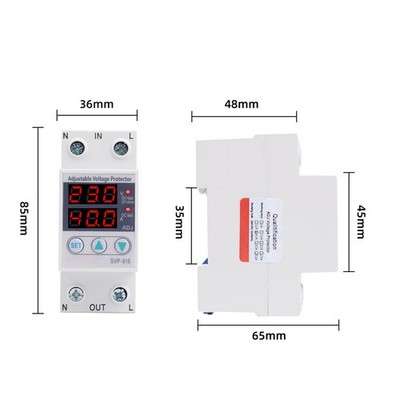 Multifunctional Adjustable Voltage Limit Current Protector Self-resetting EZAW