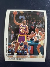 James Worthy LA Lakers 1994 American Pro Service Line Modena Sticker