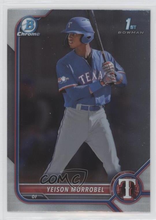 2022 Bowman Chrome Prospects Yeison Morrobel #BCP-200 0nr3