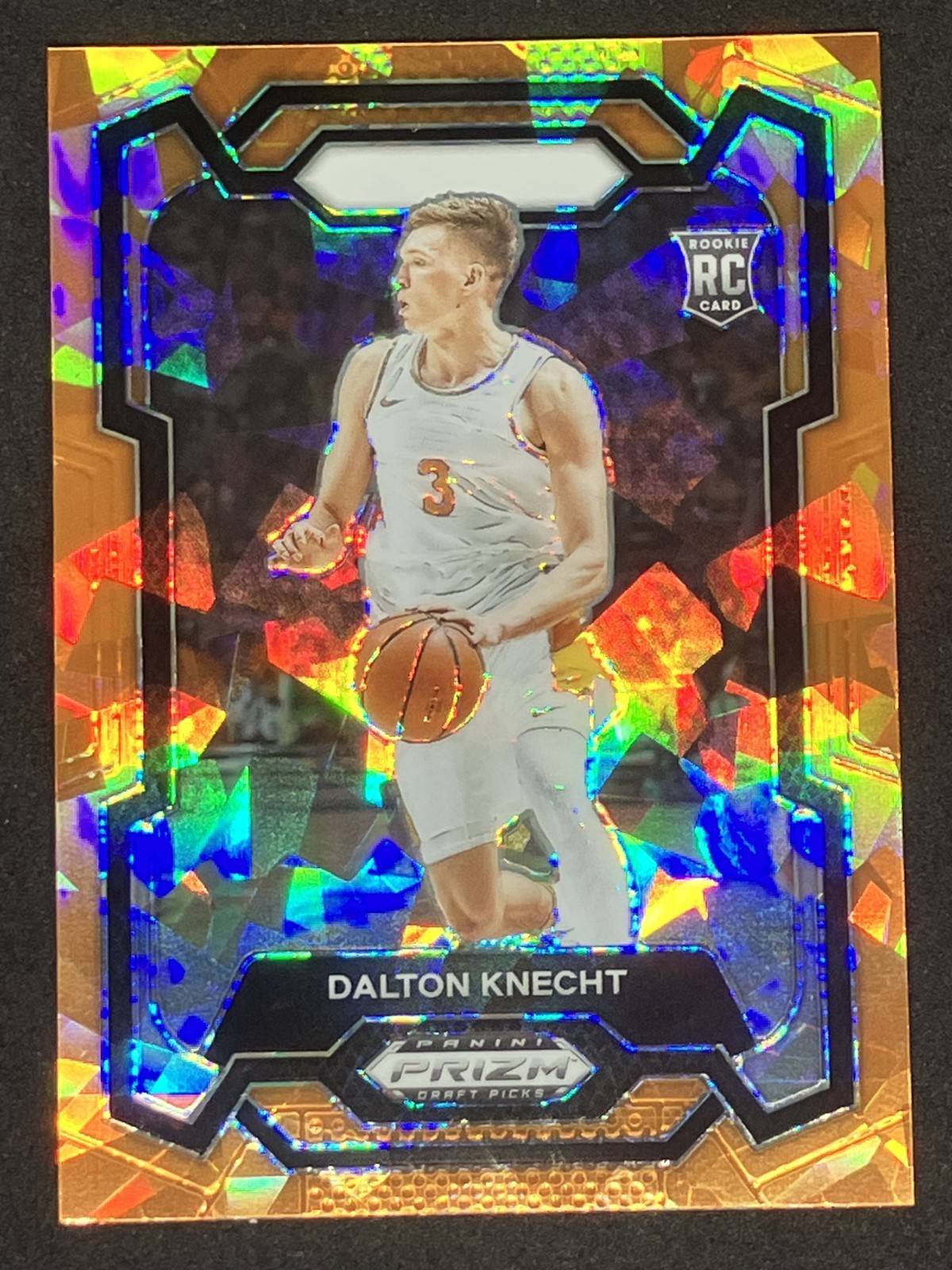 2024 Panini Prizm Draft Picks Dalton Knecht #50 Orange Ice Prizm RC
