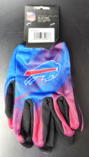 Buffalo Bills NFL Adult Full Color Sport Utility Gloves w/PVC Gripper Dots NEW