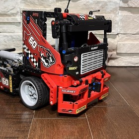 LEGO Technic 8041 Race Truck Custom Tiger #60 Stickers Unique Display Read