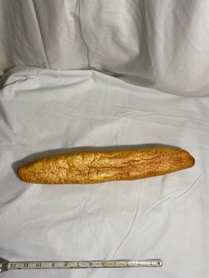 Large Fake French Bread Loaf Prop Display Decor Faux Bakery Bread 16  Long