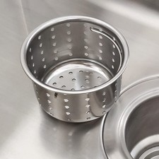 Kitchen Sink Drain Basket Only, 3-inch Basket for Kitchen Sink Strainer Repla...