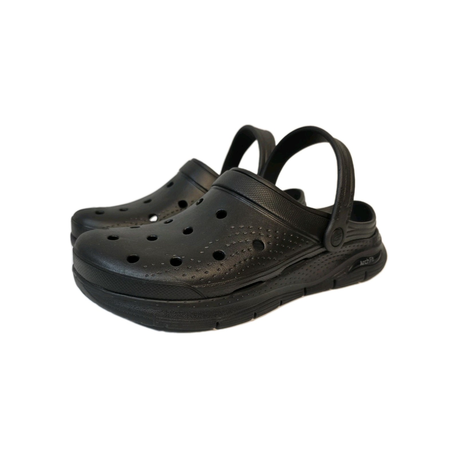 Skechers Mens Foamies Black Arch Fit Size 10 Valiant Clog