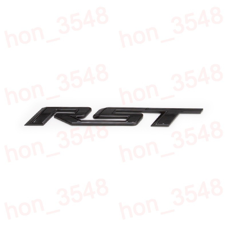 1PC Tailgate RST Emblem Fit 2021-2026 Chevrolet Tahoe Suburban Badge Gloss Black