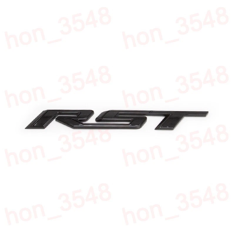 1 peça porta traseira RST emblema ajuste 2021-2026 Chevrolet Tahoe emblema suburbano preto brilhante - Imagem 2 de 4