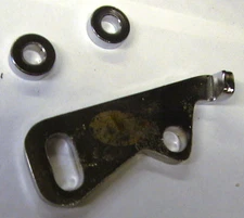 70-84 FLH Shovelhead REAR BRAKE PEDAL STOP PLATE with SPACERS 42411-70 50668-35 