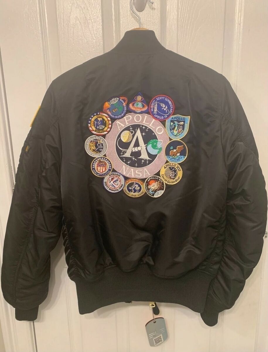 Alpha Industries Classic Nylon Apollo Ma-1 NASA Bomber Alpha Industries Classic Nylon Apollo Ma-1 NASA Bomber