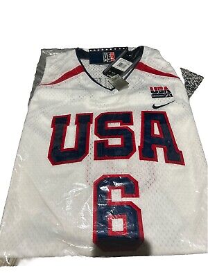 Olympic USA team Basketball NBA LeBron James #6 Nike Jersey