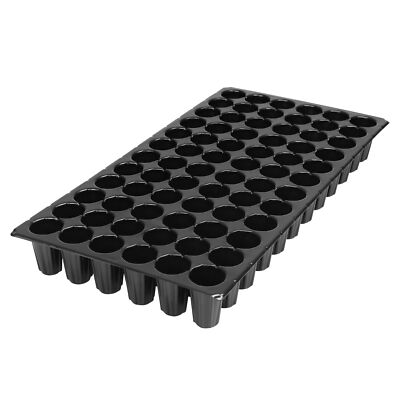 SUNPACK 21'' x 11'' Heavy Duty 72-Cell Circular Insert Tray, Black, 2.5''