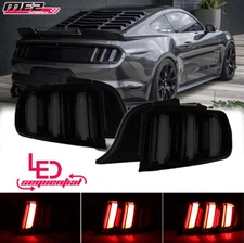 2015-2023 LED Sequential Tail Lights For Ford Mustang Brake Left + Right Lamps