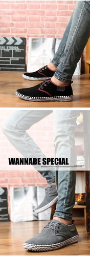 Genuine Leather Casual Shoes Men's Loafers Breathable Outdoor Flat Walking Shoes - Picture 19 of 27