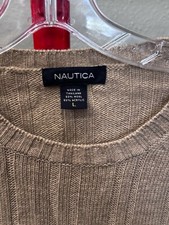 Nautica Wool Blend Knit SWEATER Large L