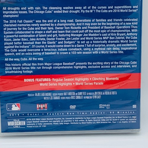 DVD Chicago Cubs World Series 2016 Z1 - Picture 12 of 13
