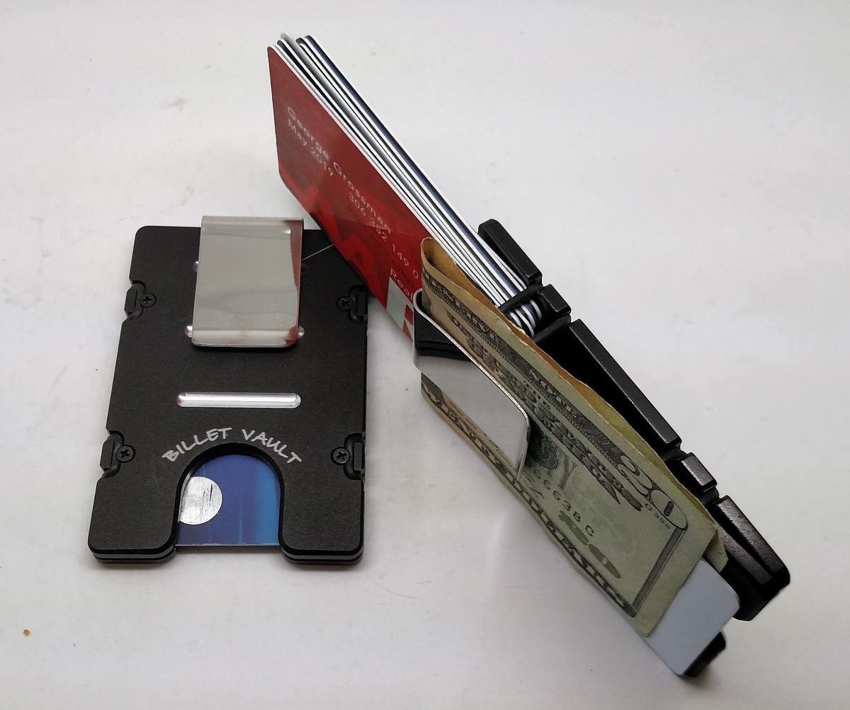 anR  Don't Tread On Me, Aluminum Wallet/Credit Card Holder, RFID