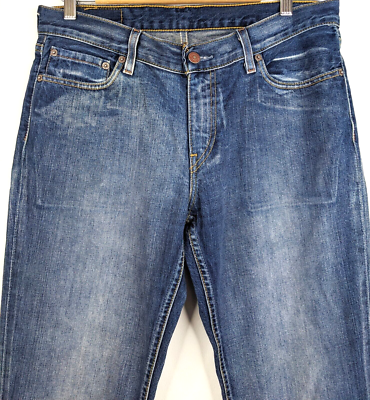 Vintage 00s Levi Strauss LEVIS 529 03 Dark Blue W31 L32 Zip Fly