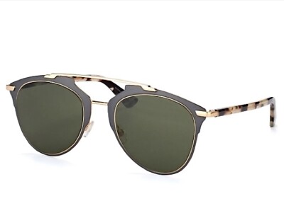 CHRISTIAN DIOR Womens NWOT REFLECTED PRE-70 Gray Havana 