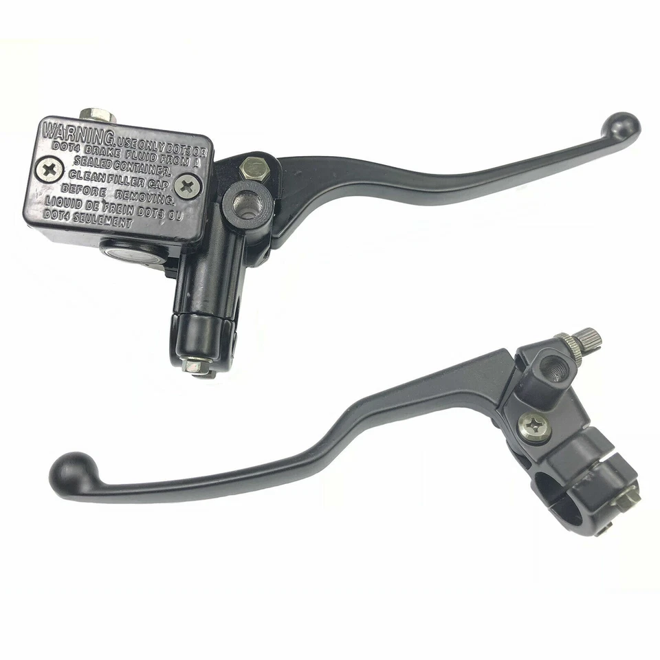 Palanca de embrague de control de freno hidráulico cilindro maestro manillar motocicleta 22 mm Foto 2 de 4