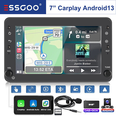 Android 13 DAB+ Autoradio GPS Carplay RDS Kamera Für Alfa Romeo 159 Spider Brera