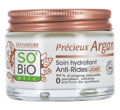 SO BIO ETIC GESICHT BIO wertvoll ARGAN Feuchtigkeitspflege Anti Falten Tag 50ML