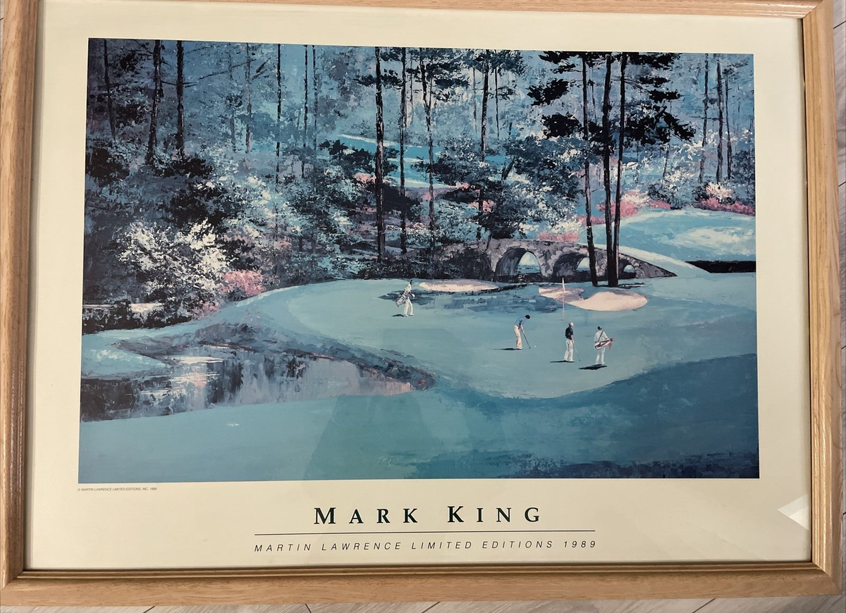 MARK KING 1989Limited Edition Martin Lawrence Golf Course