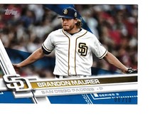 Brandon Maurer 2017 Topps Mini Blue  #624, 06/10 Online Exclusive!