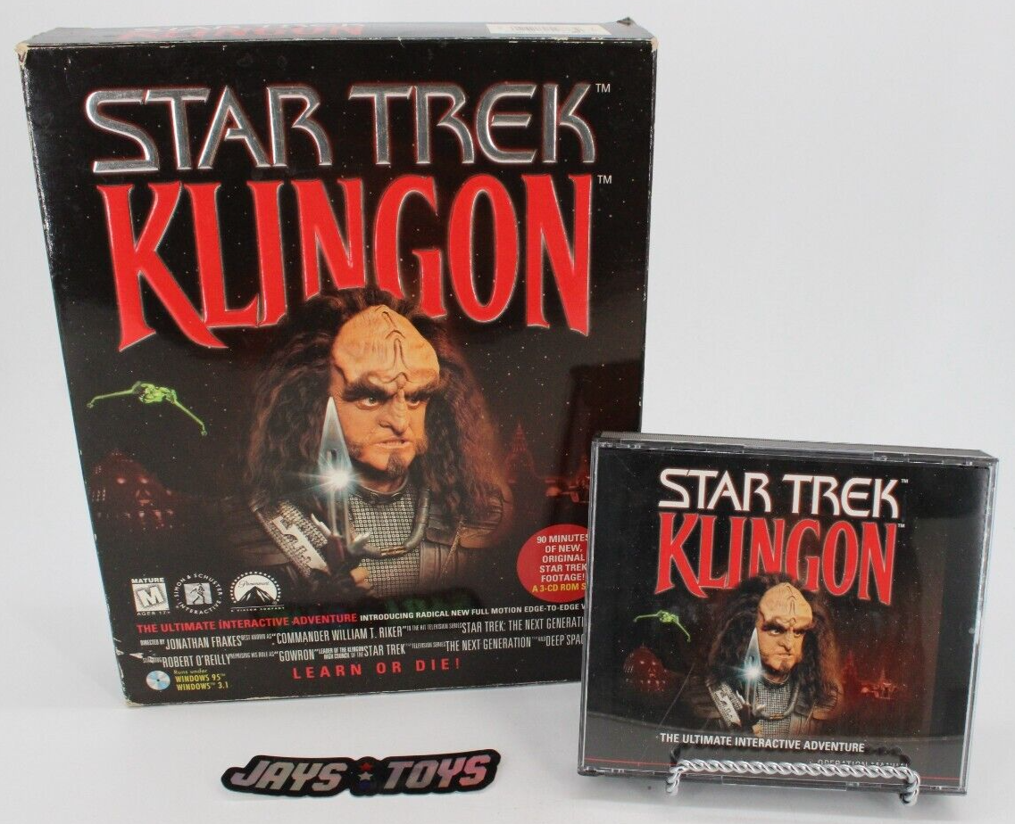 Star Trek Klingon Ultimate Interactive Adventure Game Windows 95 3