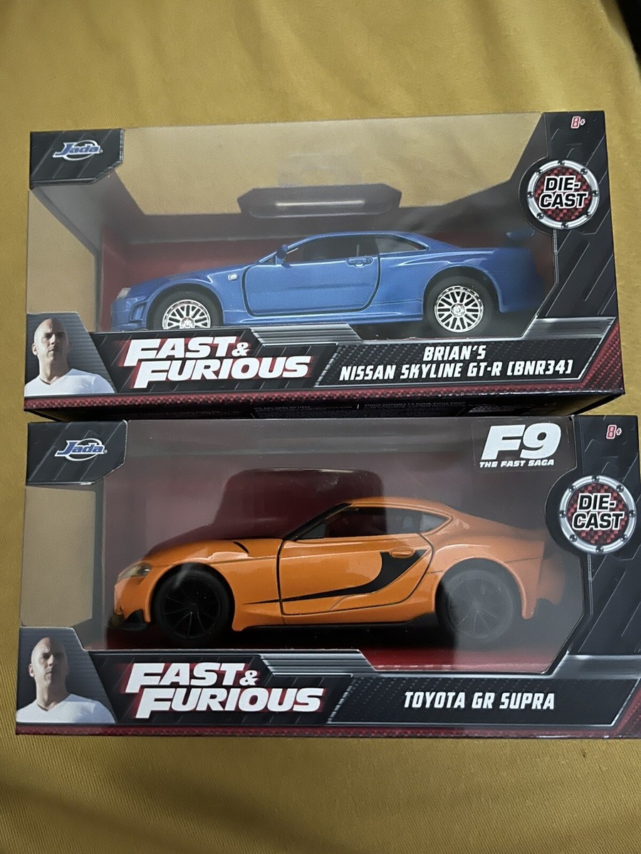JADA FAST&FURIOUS GT-R 2台 Jada Toys Car & Truck Play Vehicle, Turquoise Metallic