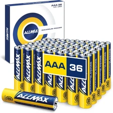 12-36pcs AAA Batteries 1.5V Alkaline Triple a Long-Lasting 10-Year Shelf Life