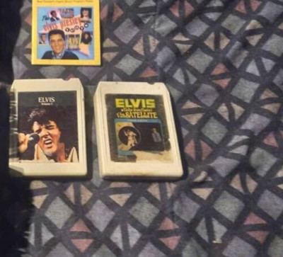 2-8Track Tapes Elvis Presley - Aloha From Hawaii and Volume 1