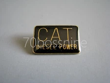 CAT DIESEL POWER ENGINES LOGO 3/4" TRUCK AUTOMOTIVE HAT PIN LAPEL PIN