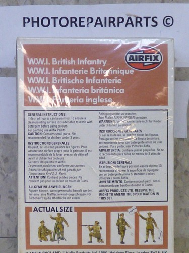 1/72 Airfix  WWI British Infantry Soldiers Lot#7323K © - Picture 2 of 3