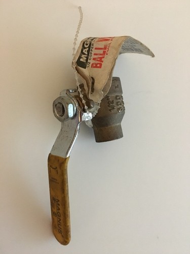 MAGNUS 1/2" Copper Ball Valve Full Port #06-1730