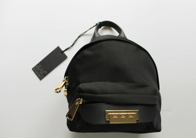 NWT Zac Posen Eartha Iconic Small Satin Black Micro Chain  display picture 1