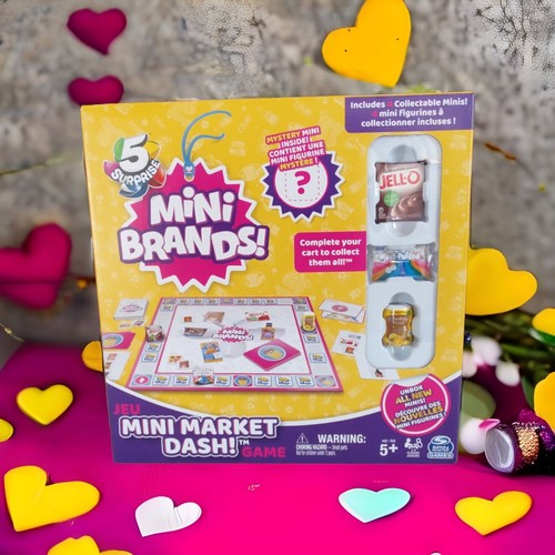 5 Surprise Mini Brands Mini Market Dash! Game Mystery Mini Inside Ages 5 & Up