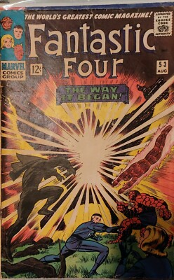 Fantastic Four 53 Silver Age 2nd Black Panther/origin, 1st Klaw 1st Vibranium!!