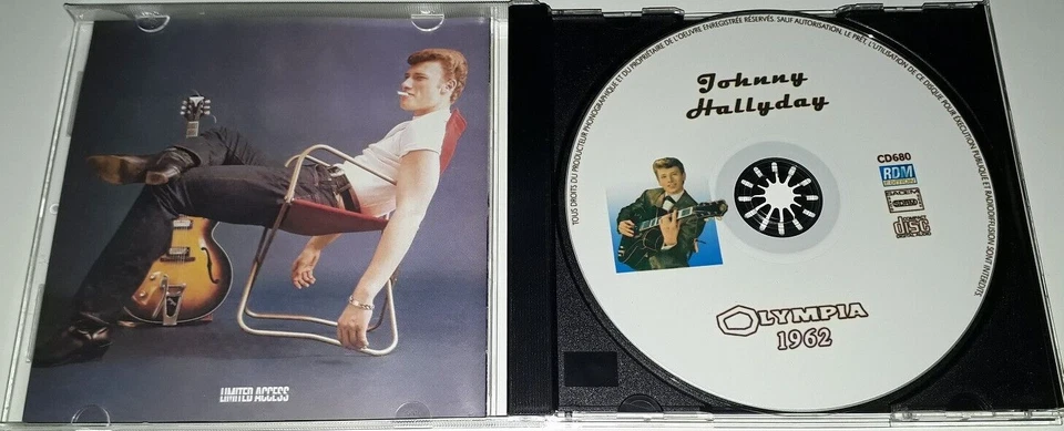 JOHNNY HALLYDAY RARE CD EDITION COLLECTOR LIMITED ACCESS OLYMPIA 1962 - Photo 3/3