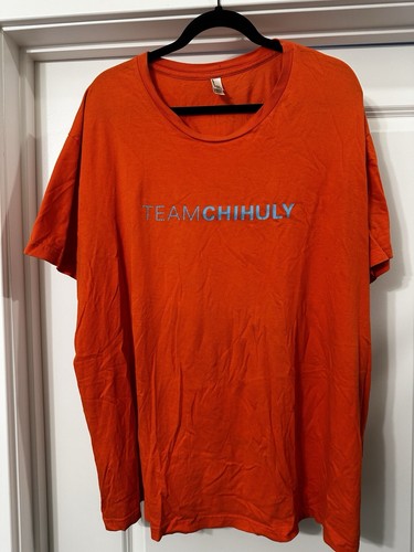 DALE CHIHULY Exhibit T Shirt Orange XXL EXCELLENT CONDITION - Picture 2 of 5