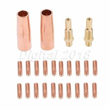 24pcs/set .030" MIG Welding Tip Nozzle Diffuser Kit Fit For Lincoln Magnum Tweco