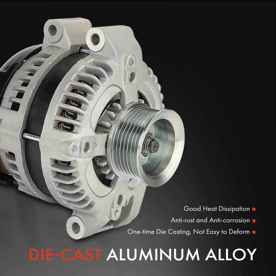 Alternador para Polea de 7 ranuras Acura RDX 2007-2012 L4 2,3 L 110 Amp 12 voltios CW Foto 4 de 4