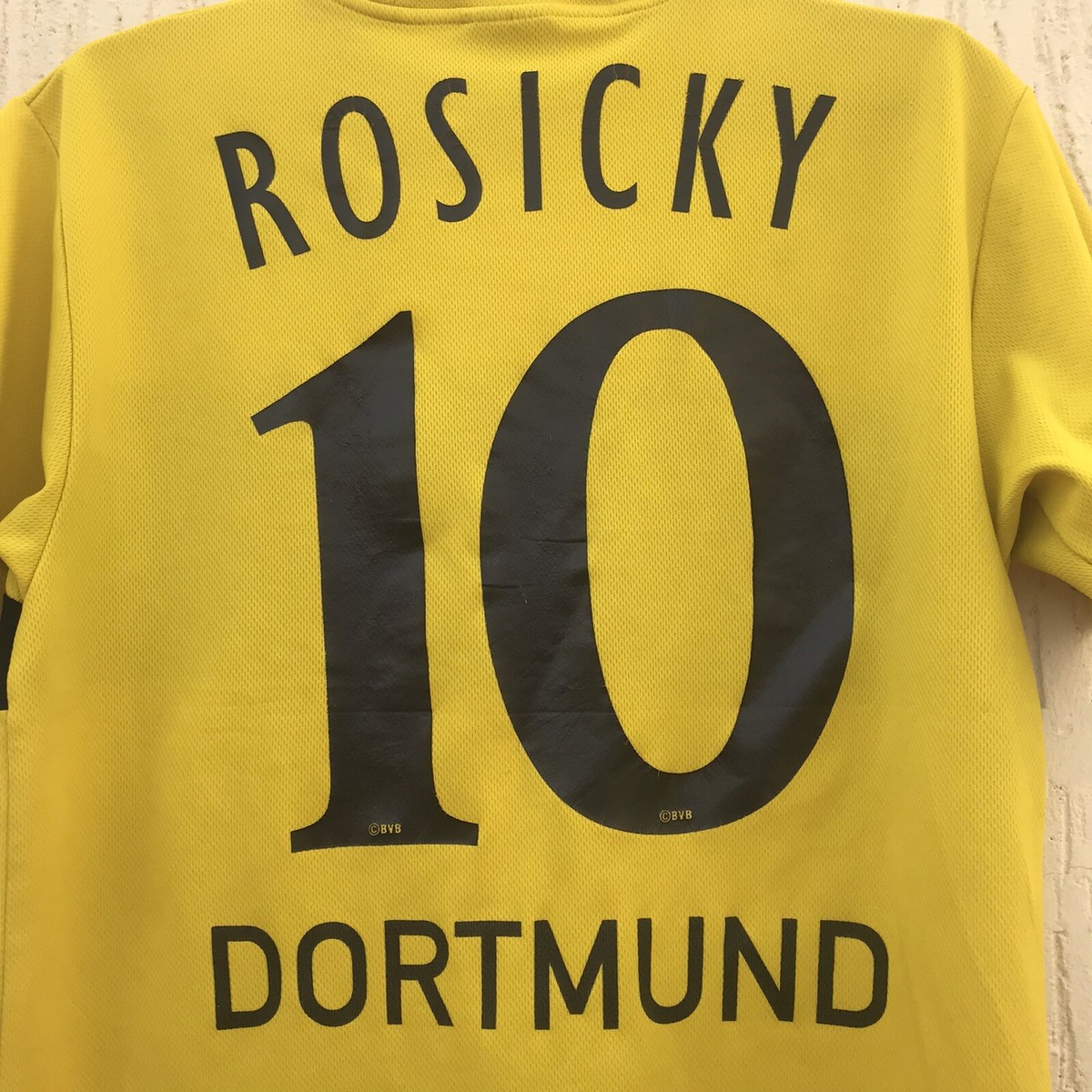 Borussia Dortmund football shirt 2002 2003 BVB ROSICKY 10 jersey 