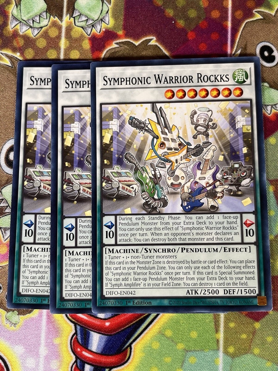 Yugioh Symphonic Warriors Rockks DIFO-EN042 Playset