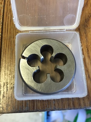 M12 x 1.50 X 1-1/2'' HIGH SPEED STEEL ROUND ADJUSTABLE DIE