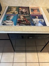 6 X VINTAGE DOLLS THE COLLECTOR'S MAGAZINES PREMIERE - 1986 COLOR PAPERBACK