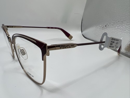 FURLA VFU396!0E59 135 55/17-135 wine & gold eyeglass frames *74 - 第 7/21 張圖片